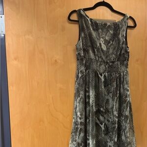 Snake Print Maxi Dress, New with tags. Chaudry KC, size large